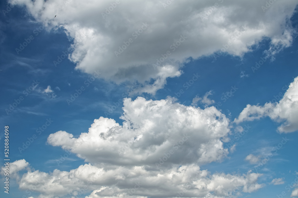 Cumulus Cumulonimbus Stratocumulus clouds in the sky Cumulus Cumulonimbus Stratocumulus clouds in the sky
