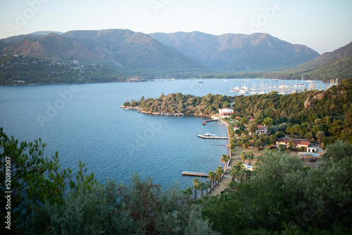 Marmaris panoramic view from the hill