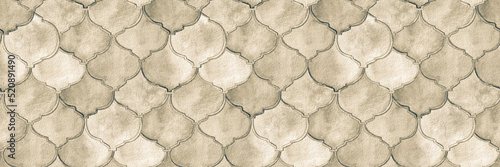 Obraz na plátně Quatrefoil Seamless Pattern for Header