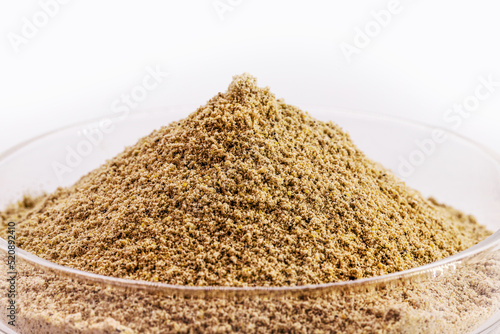Yeast Extract Powder, a waste product from brewing that contains high concentrations of yeast and is often used in the food industry as an additive photo