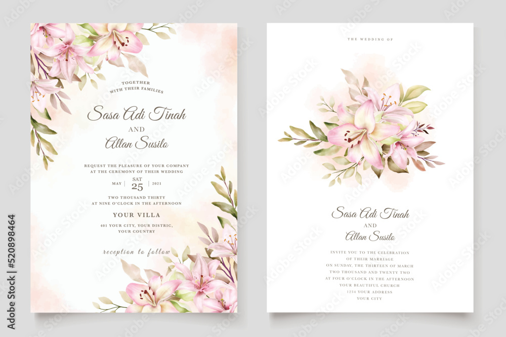 hand drawn background and frame floral design