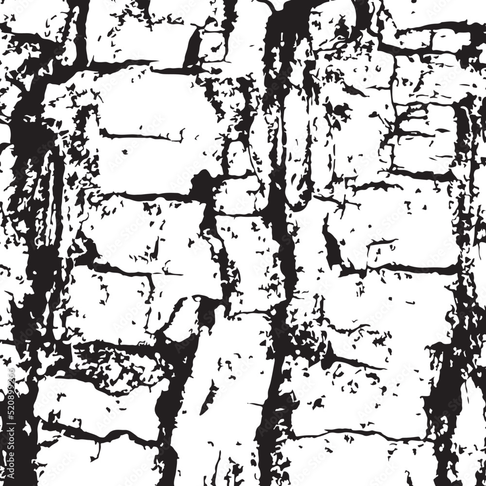 Vector texture rough bark of a large tree for the design