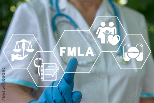 FMLA Family Medical Leave Act Concept. photo