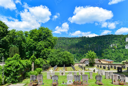 Friedhof der Benediktiner-Erzabtei Beuron im Landkreis Sigmaringen in Baden-Württemberg photo