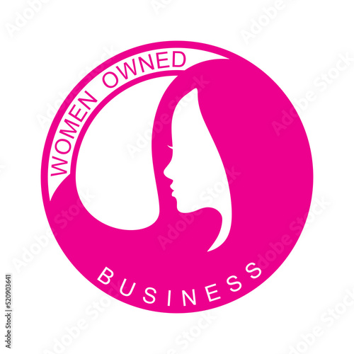Women Owned Business logo, Women business vector logo