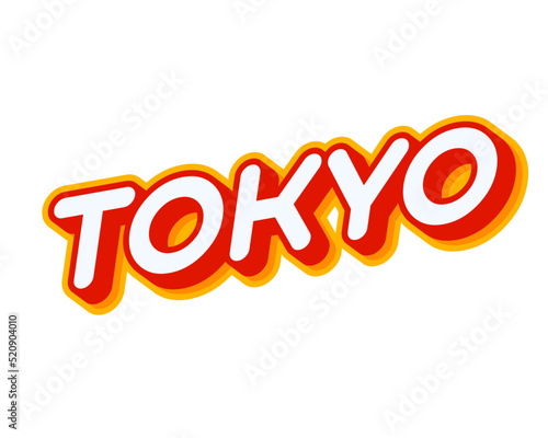 Canvas Print Tokyo city