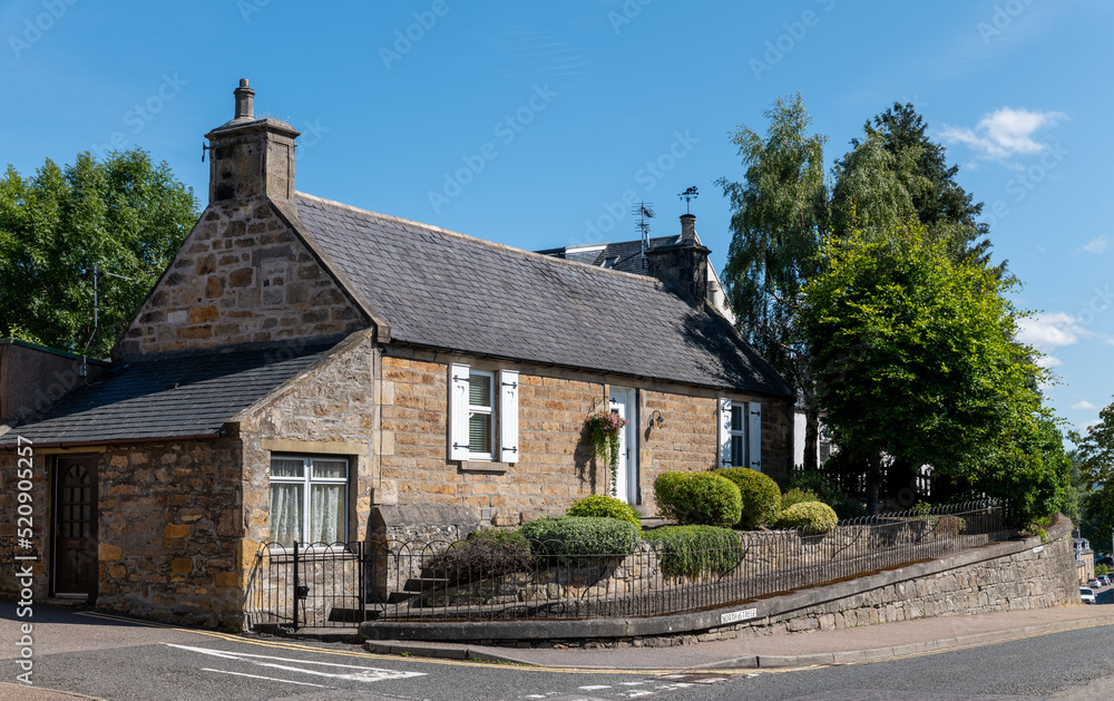 1 August 2022. Bishopmill, Elgin, Moray, Scotland. This is a photograph of some of the Architecture within the area of Bishopmill, Elgin on a sunny August afternoon.
