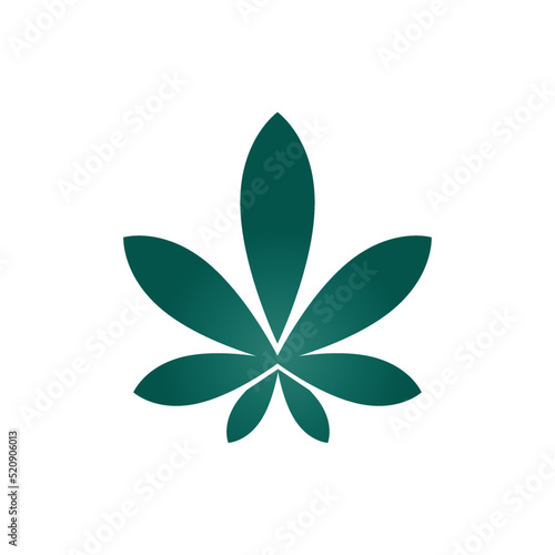 Abstract floral logo design. Vector image.	