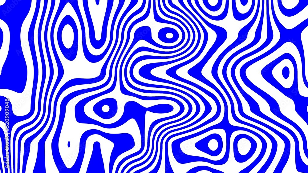 Beautiful blue Zebra skin pattern or stripe line illustration background. Suitable for presentation background, template, backdrop, poster, flyer, etc.