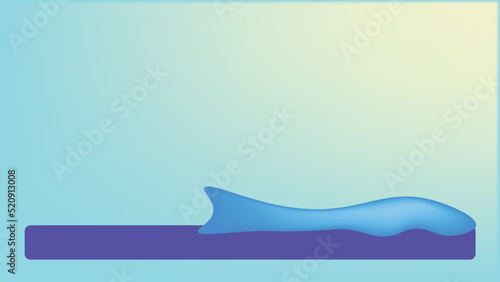 blue light gradien background simple blue presentation tittle backdrop with purple subtittle balloon photo