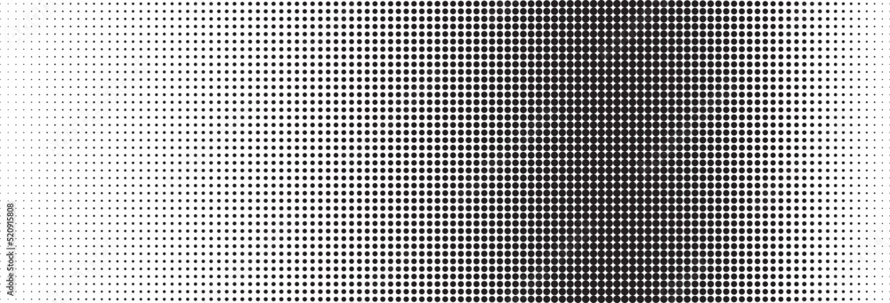 Dotted gradient background. Halftone black dot design. Light effect. Vector isolated object for website, card, poster Dotted gradient background. Halftone black dot design. Light effect. Vector isolated object for website, card, poster