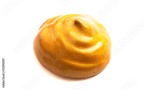 Wallpaper Mural Gold Paint Swatch on a White Background Torontodigital.ca