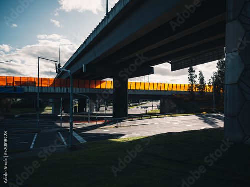 Bridge over a road