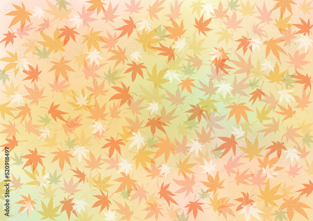 Fototapeta premium 秋の紅葉パターン