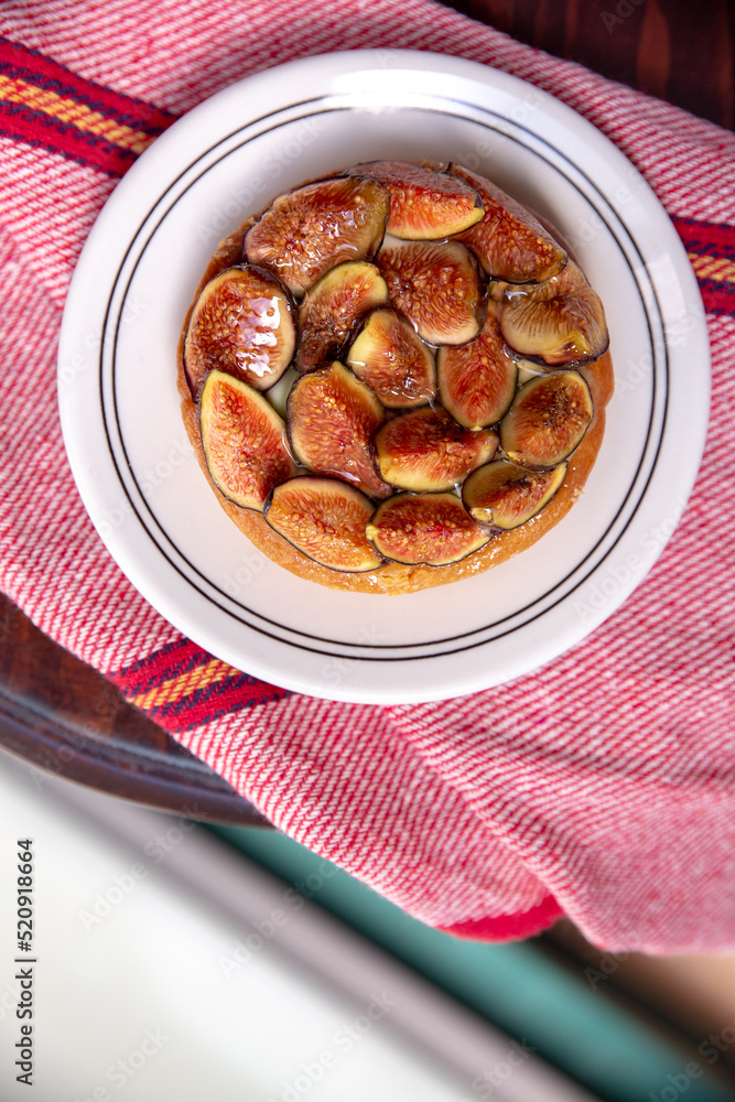 Fig Tart on a window sill Fig Tart on a window sill