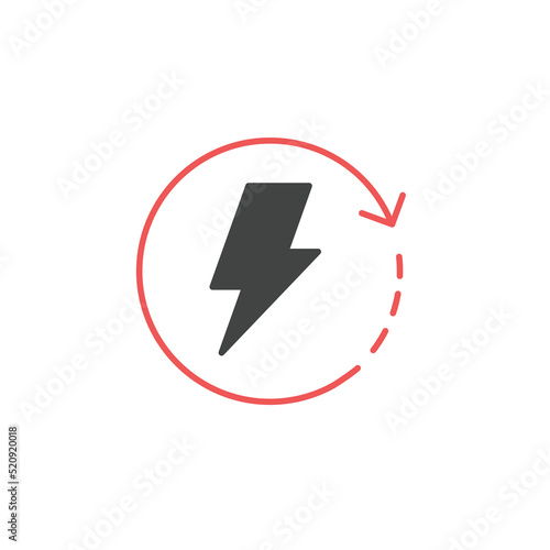 backup power engine icons  symbol vector elements for infographic web