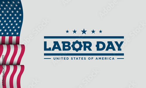Labor Day Background Design.