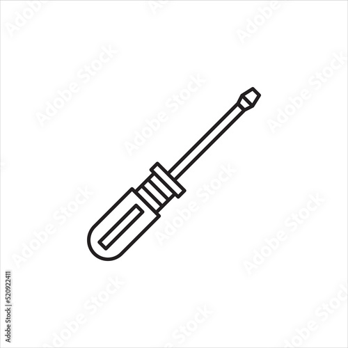 screwdriver vector for website symbol icon presentation