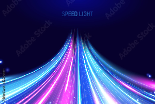 3d ultra violet speedy neon light