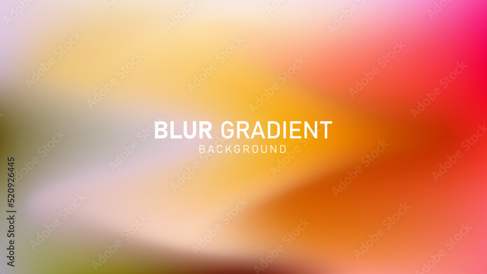 Colorful modern gradient blur background design Colorful modern gradient blur background design