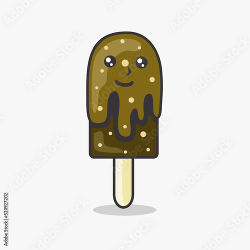 Illustration vector graphic of  cute ice cream 