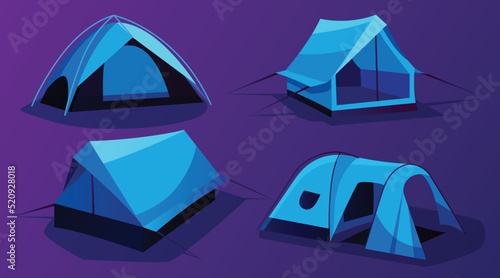Tent asset graphic alternative for illustration 