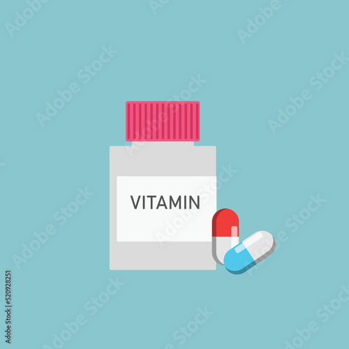 Nutritional supplement and vitamin supplements as a capsule