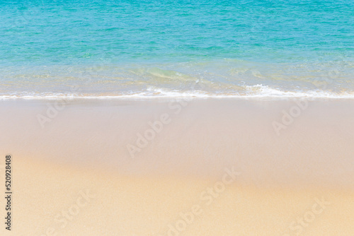 Fine sandy beach background, tropical summer, nature background