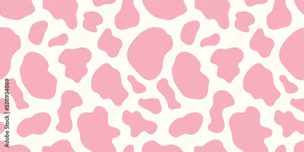 Download Dark Light Pink Strawberry Cow Pattern Wallpaper  Wallpaperscom