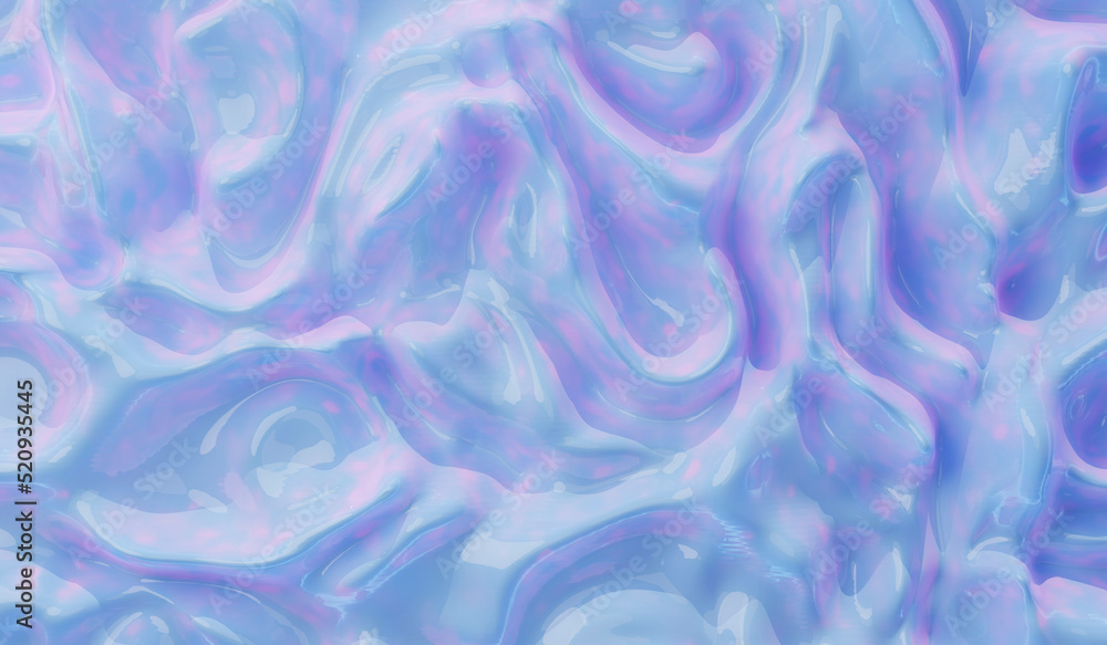 Fototapeta premium Pastel wave water style 3d rendering. 3d blue wave background. concept 3d blue water wave background texture