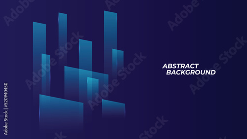 Modern speed background with movement pattern. Blue dynamic and sport banner with diagonal overlay shape. Futuristic technology design template. Vector illustration