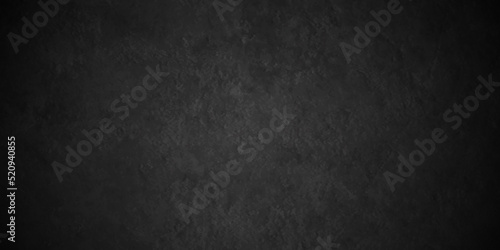 Dark Black stone concrete grunge texture and backdrop background anthracite panorama. Panorama dark grey black slate background or texture.