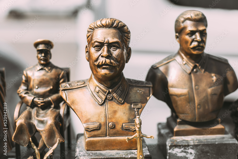 Soviet Leader Josef Stalin. Concept Of Nostalgia For Soviet Union ...