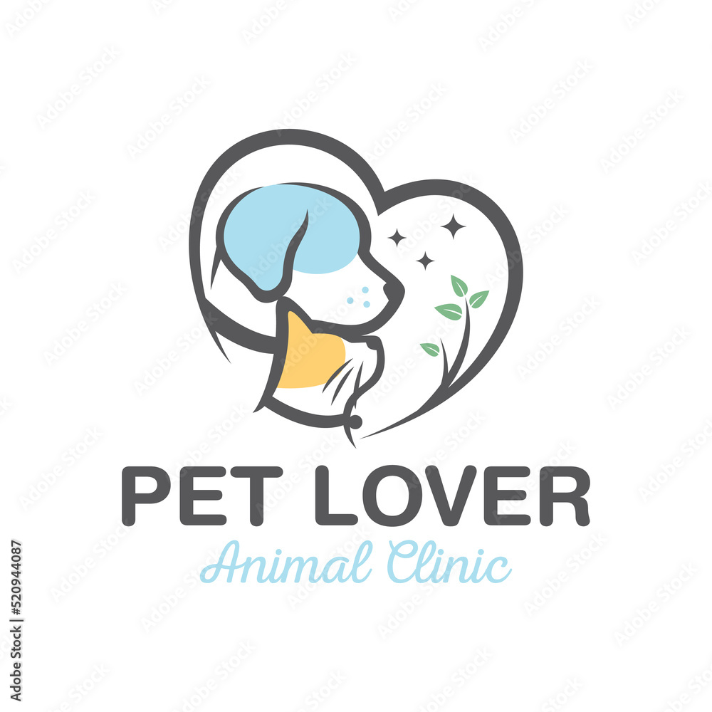 Fototapeta premium Animal and Pet Logo Design Vector Template