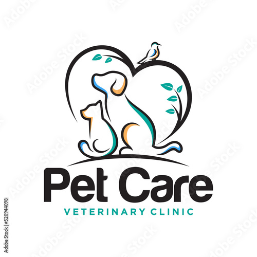 Animal and Pet Logo Design Vector Template