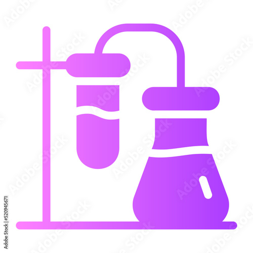 Chemistry gradient icon