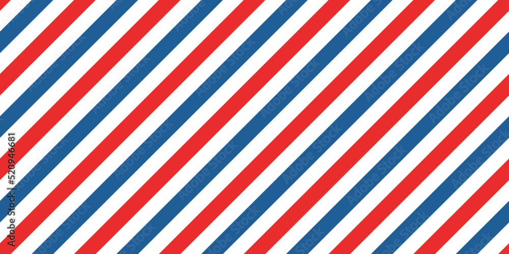 Airmail seamless pattern with diagonal blue and red stripes. Air mail classic retro pattern. Vector illustration on white background. Airmail seamless pattern with diagonal blue and red stripes. Air mail classic retro pattern. Vector illustration on white background.