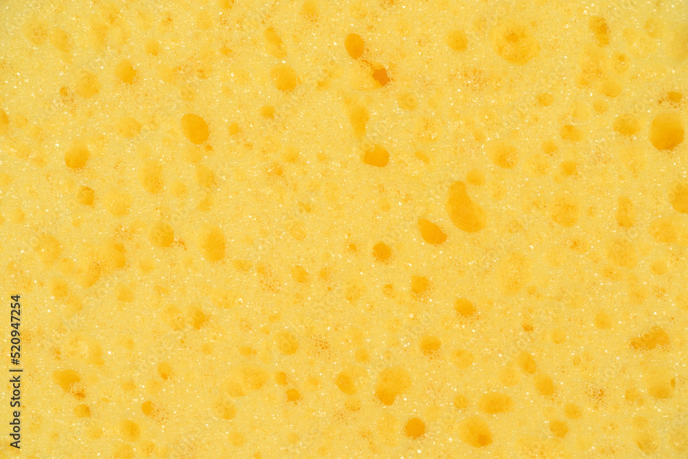 Yellow washing sponges texture.