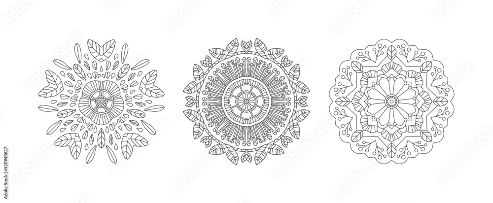 Mandala Set - Vector Pattern