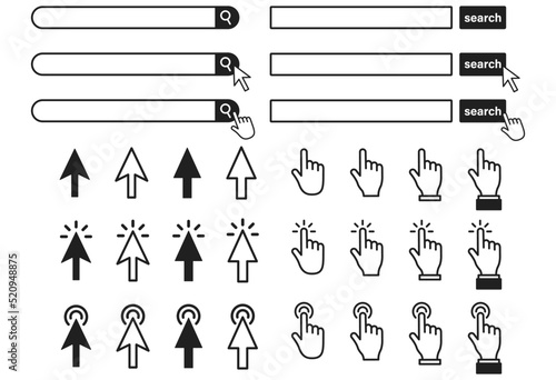 インターネット検索のアイコンセット