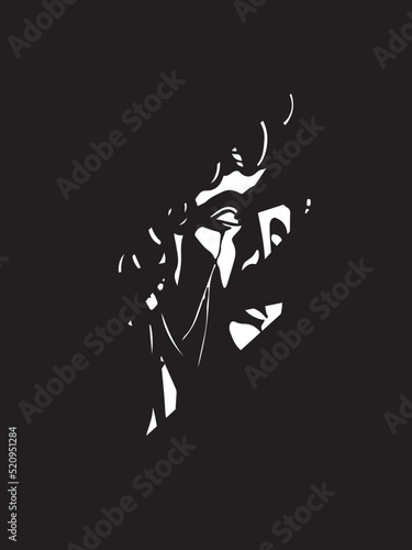Art objects for the exhibition of classical and contemporary painting, sculpture and music. Hand illustrations, plaster bust, statues and abstract shapes, spots and lines. Drawings for poster