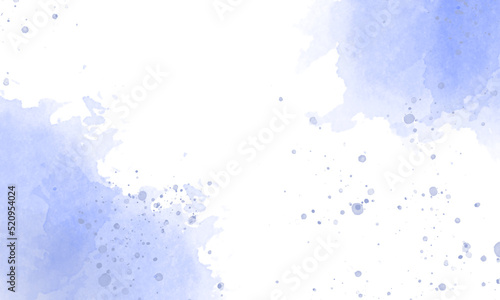 white background with blue brush stack