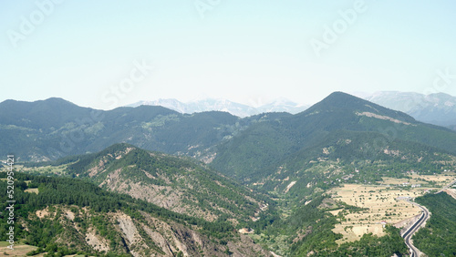 panorama of the mountains