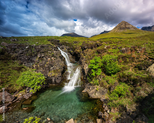 Fairy-tale landscape  The Fairy Pools  Isle of Skye  Scotland