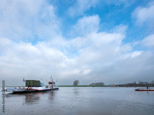 Wallpaper Mural Veer bij Beusichem  || Ferry at Beusichem Torontodigital.ca