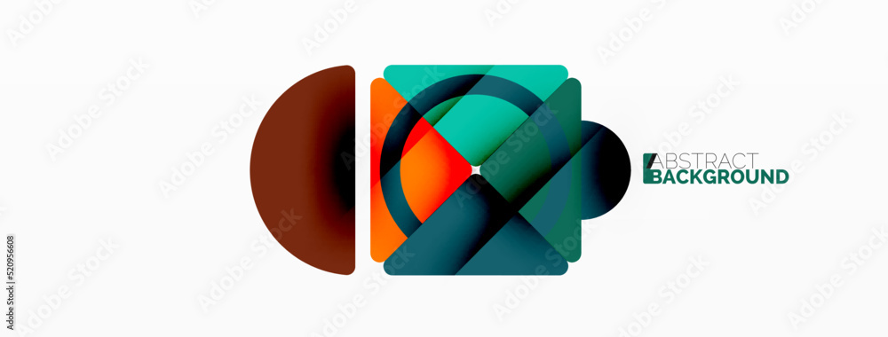 Creative geometric wallpaper. Minimal abstract background. Triangles and circles composition vector illustration for wallpaper banner background or landing page Creative geometric wallpaper. Minimal abstract background. Triangles and circles composition vector illustration for wallpaper banner background or landing page