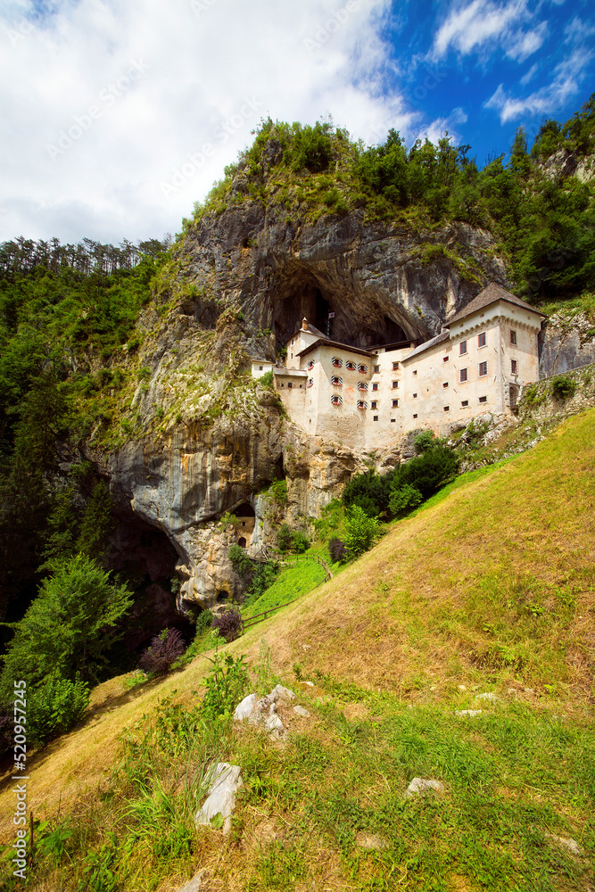 The Cave with the Renaissance Predjama Castle, Slovenia