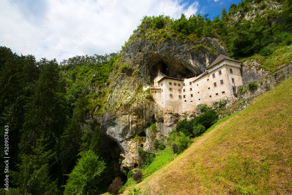 The Cave with the Renaissance Predjama Castle, Slovenia The Cave with the Renaissance Predjama Castle, Slovenia