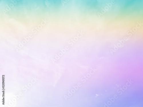 Sky and clouds background with dreamy pastel colors.
