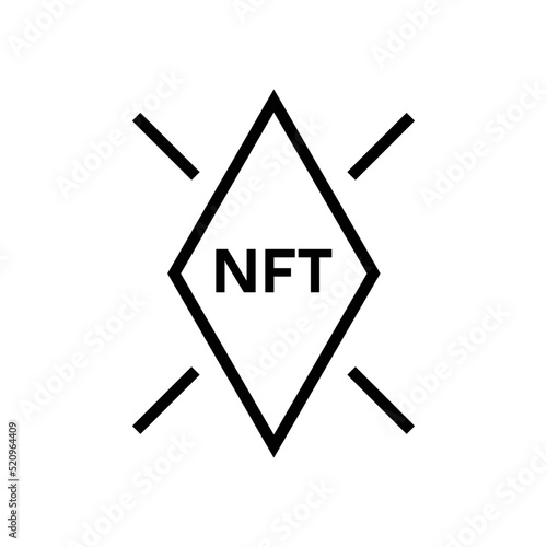 NFT icon for web design